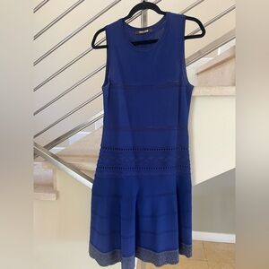 VINTAGE ROBERTO CAVALLI Elegant Blue Sleeveless Dress